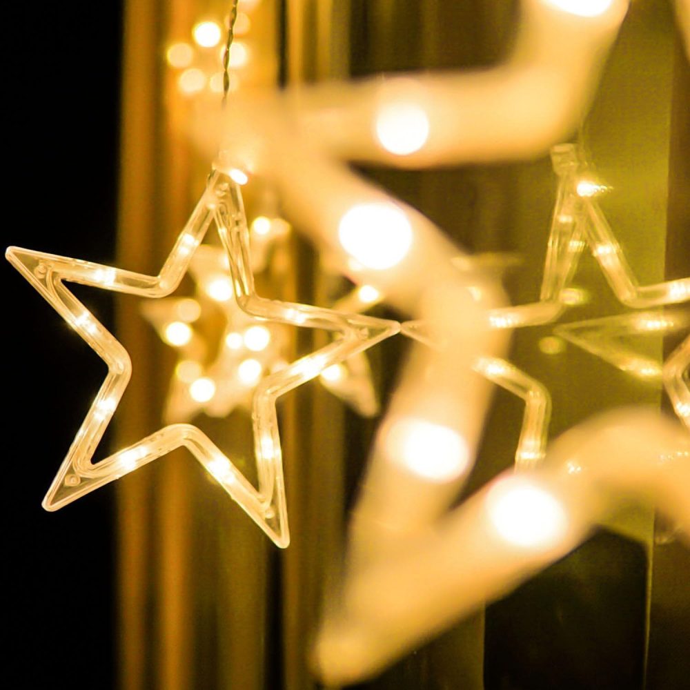 12 Stars Out door Curtain Light (Warm White) - Image 4