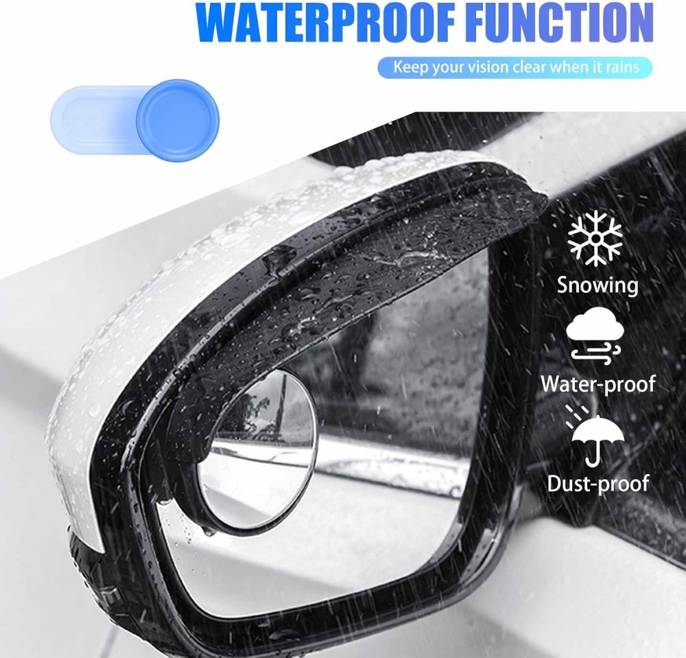 2pcs Spot Blind Mirror With Rain Guard - Image 5