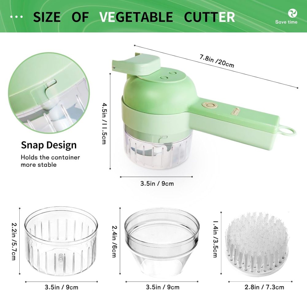 Electric Hand Chopper (Green) - Image 6